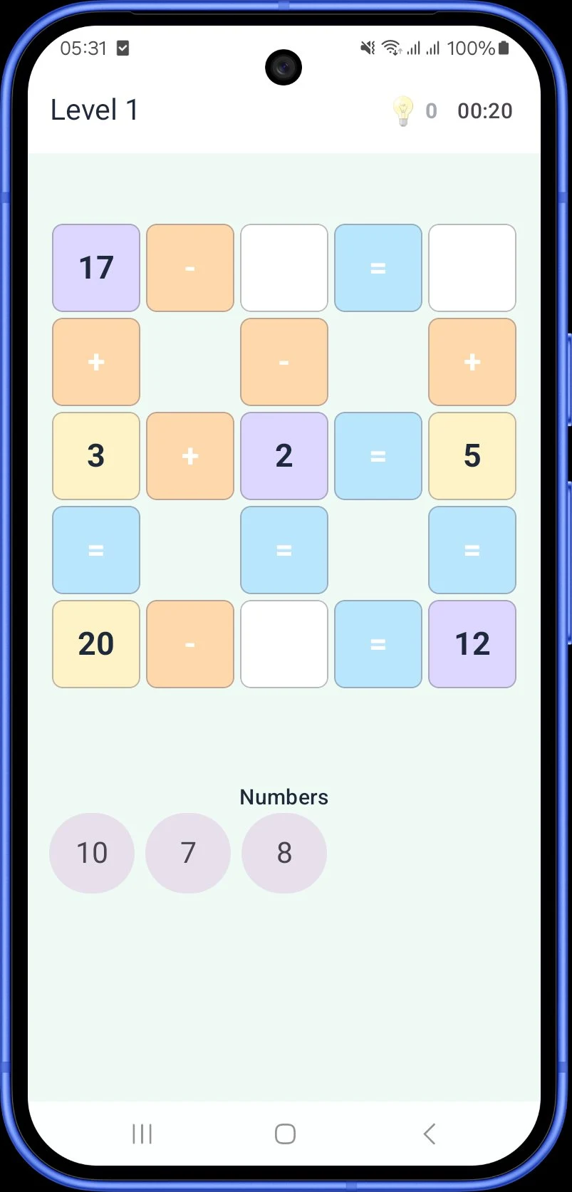 Math Grid screenshot