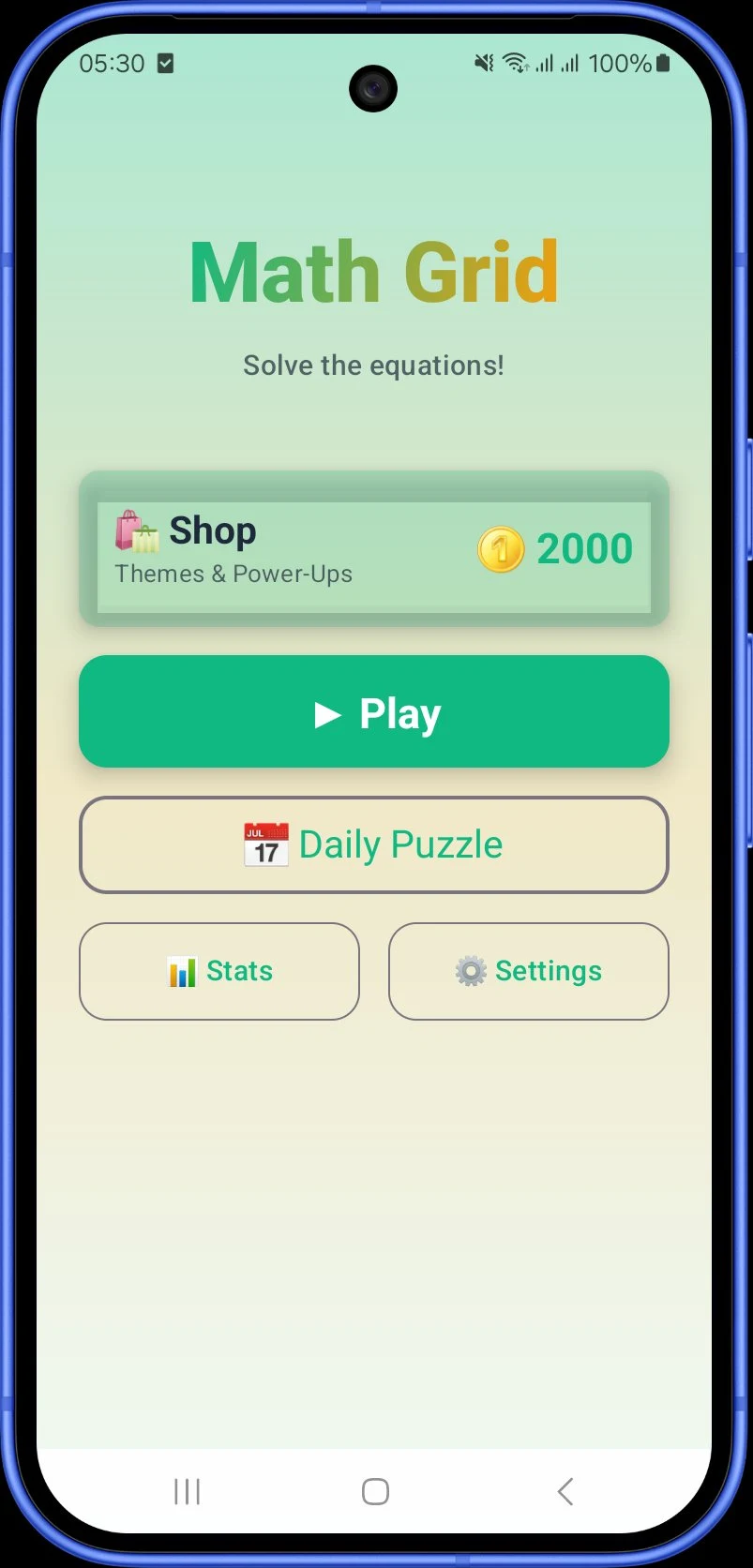 Math Grid screenshot